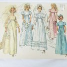 Simplicity 8589 misses bridal prom gown size 8 vintage 1969pattern