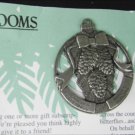 Birds & Blooms pine cone pewter ornament 2005 Christmas