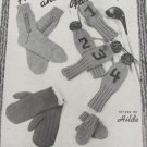 Socks Accessories Mittens dog sweater golf club covers knit crochet booklet