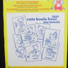 Aunt Martha hot iron transfers Cute Koala Bear for tea towels or motifs #3829 Aunt Martha hot iron transfers Cute Koala Bear for tea towels or motifs #3829