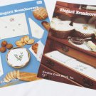 Elegant Breadcovers I and II bread cloths covers cross stitch patterns
