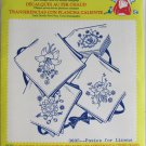 Aunt Martha hot iron transfers 3605 Posies for Linens for embroidery sealed Aunt Martha hot iron transfers 3605 Posies for Linens for embroidery sealed
