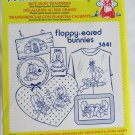 Aunt Martha hot iron transfers 3841 Floppy Eared Bunnies for embroidery sealed Aunt Martha hot iron transfers 3841 Floppy Eared Bunnies for embroidery sealed