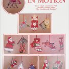 Holiday in Motion cross stitch or plastic canvas pattern ornaments 12 designs