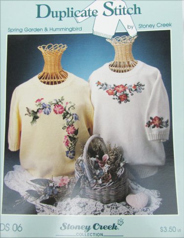 Stoney Creek cross stitch pattern leaflet Duplicate Stitch DS06 for sweaters