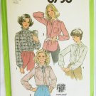 Simplicity 8738 misses blouse size 16 bust 38 UNCUT pattern vintage 1978