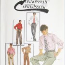 Simplicity 6668 man's pants cuffs optional pleats size waist 36 UNCUT pattern