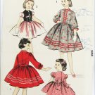 Advance 8142 girls vintage dress size 12 breast 30 pattern no sash