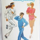 Simplicity 6620 misses running exercise jogging knit suit sizes 10 12 14 UNCUT pattern