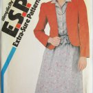 Simplicity 5712 misses dress & jacket sizes 12 14 16 UNCUT pattern