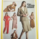 Simplicity 9716 misses ensemble skirt jacket pants blouse UNCUT pattern size 14