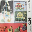 McCall 8475 nursery crib toys mobile organizer UNCUT pattern