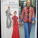 Simplicity 7224 misses Chinese style jacket pants skirt size 10 UNCUT pattern