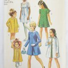 Simplicity 9296 girls dress coat size 10 breast 28 1/2 UNCUT pattern 1971 vintage
