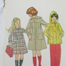Simplicity 7948 girls coat or jacket detachable hood size 7 breast 26 UNCUT