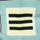 Finished needlepont pillow top wall hanging nautical symbol ? 16 1/2 x 17 inches Finished needlepont pillow top wall hanging nautical symbol ? 16 1/2 x 17 inches