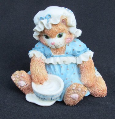 Calico Kitten Finicky cat small Enesco 1994 Priscilla Hillman