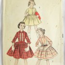 Advance 8023 girl's shirt waist dress vintage pattern size 8 breast 26