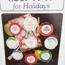 Hoop It Up for Holidays 16 cross stitch lid or small hoop designs Easter Christmas+