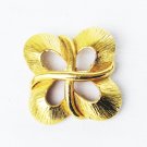 Gerry pin gold tone four corner ribbon pin Gerry pin gold tone four corner ribbon pin