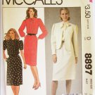 McCall 8897 misses dress and jacket pattern size 16 bust 38 McCall 8897 misses dress and jacket pattern size 16 bust 38