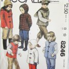 McCall 8246 child's winter jacket vest pants size 3 pattern