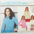 McCall 5810 misses blouse pattern size 18 bust 40 UNCUT