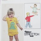 Simplicity 9016 toddler top pants sizes 1 2 3 UNCUT Stretch knits