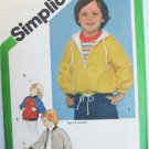 Simplicity 9819 child size 5 hooded or unhooded lined outer jacket UNCUT Simplicity 9819 child size 5 hooded or unhooded lined outer jacket UNCUT