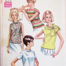 Simplicity 7549 misses blouse size 14 bust 36 UNCUT vintage pattern 1968
