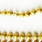 Brass bead linked long necklace vintage 34" wear as double loop