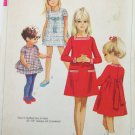 Simplicity 7968 girls dress size 6 breast 25 vintage 1968 Simplicity 7968 girls dress size 6 breast 25 vintage 1968