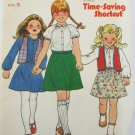 Butterick 6608 girls dress blouse skirt & vest size 5 UNCUT pattern breast 25 Butterick 6608 girls dress blouse skirt & vest size 5 UNCUT pattern breast 25