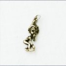 Leprechaun elf gnome bracelet charm probably silver