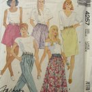 McCall 4257 misses skirts culottes shorts pants size 18-20 patern