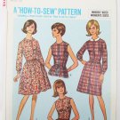 Simplicity 6308 misses shortwaist dress size 16 Bust 36 vintage 1965 pattern