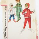 Simplicity 4636 child hooded jacket & pants size 6 breast 24 UNCUT vintage
