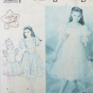 Simplicity 7078 girls party flower girl fance dress sizes 7 8 10 12 14 pattern