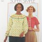 Simplicity 5925 misses peasant type blouse size 12 14 Medium from 1973