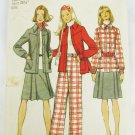 Simplicity 5455 misses coordinates pleated skirt jacket pants size 12 Simplicity 5455 misses coordinates pleated skirt jacket pants size 12