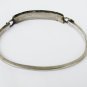 Abalone silver plated bracelet probably western Indian no mark