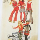 Simplicity 8590 girls size 12 vintage tunic skirt pants 1971 pattern