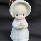 Precious Moments girl with candle # 527211 Share Warmth Christmas ornament