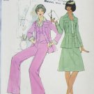 Simplicity 7393 misses unlined jacket, vest, pants and skirt UNCUT size 12 Simplicity 7393 misses unlined jacket, vest, pants and skirt UNCUT size 12