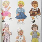 Simplicity 8376 doll pattern Sizes small medium large UNCUT