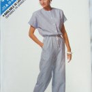 Butterick 6401 misses jumpsuit sizes 6 8 10 12 14 UNCUT pattern