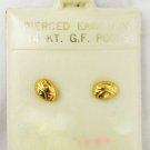 14 KT G.F. Post ladybud earrings small studs 1/4" tall 14 KT G.F. Post ladybud earrings small studs 1/4" tall