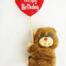 Vintage pinch hugger plush toy bear happy birthday squeeze & clip on Vintage pinch hugger plush toy bear happy birthday squeeze & clip on