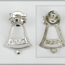 Avon bell pin silver tone lapel small Christmas Avon bell pin silver tone lapel small Christmas