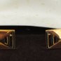 Avon Geometric cuff links gold tone man in box